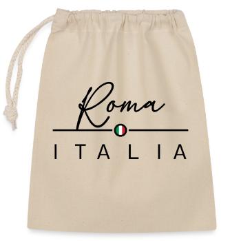 Italia - Roma - Rome - Italien - Italy - Closable cotton gift bag (25x30cm) - nature - Front