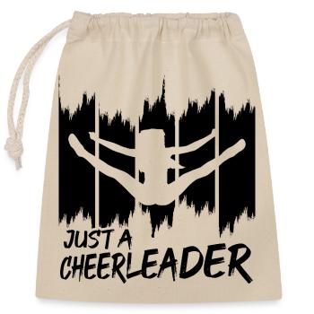 Cheerleader - Verschließbarer Geschenkbeutel aus Baumwolle (25x30cm) - Natur - Vorne