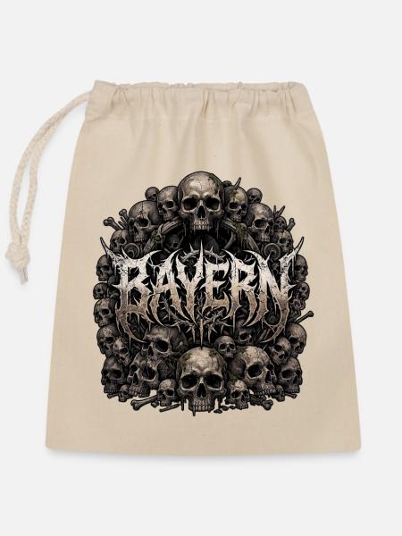 Bayern Death Metal - Verschließbarer Geschenkbeutel aus Baumwolle (25x30cm) - Natur