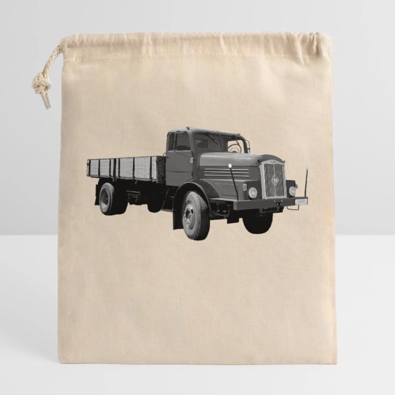 H6 Lkw IFA Werdau DDR Oldtimer Ostalgie Verschließbarer Geschenkbeutel aus Baumwolle (25x30cm)