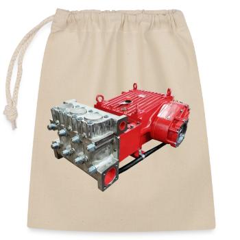 P81 - Sac cadeau en coton avec cordon (25 x 30 cm) - nature - Devant