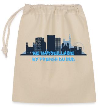 BE MARSEILLAISE - Sac cadeau en coton avec cordon (25 x 30 cm) - nature - Devant