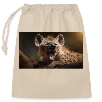 Niedliche Tiere chillen – Harpyie - Verschließbarer Geschenkbeutel aus Baumwolle (25x30cm) - Natur - Vorne