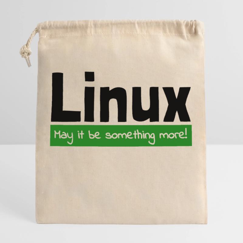Linux Computer Computerarbeit witzige Sprüche Nerd Verschließbarer Geschenkbeutel aus Baumwolle (25x30cm)