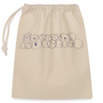 T-shirt à vomir - Sac cadeau en coton avec cordon (25 x 30 cm) - nature - Devant