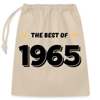 Best of 1965 - Sac cadeau en coton avec cordon (25 x 30 cm) - nature - Devant