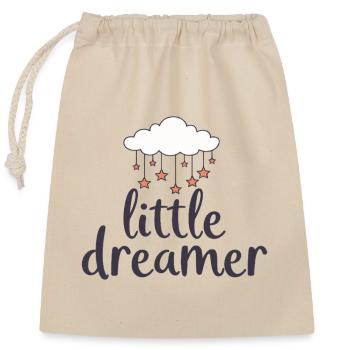 Little Dreamer Cloud Stars - Closable cotton gift bag (25x30cm) - nature - Front