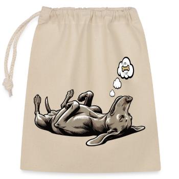 Propriétaire de Weimaraner Passionné de Weimaraner - Sac cadeau en coton avec cordon (25 x 30 cm) - nature - Devant