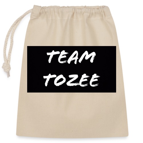 Team Tozee - Verschließbarer Geschenkbeutel aus Baumwolle (25x30cm)