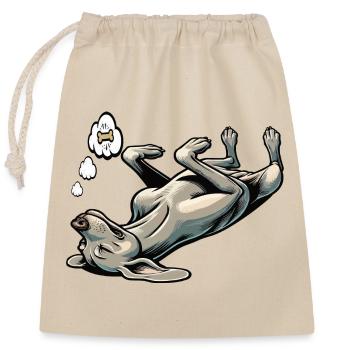Propriétaire de Weimaraner Passionné de Weimaraner - Sac cadeau en coton avec cordon (25 x 30 cm) - nature - Devant