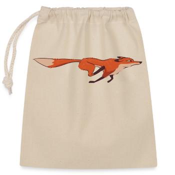 Renard - Sac cadeau en coton avec cordon (25 x 30 cm) - nature - Devant