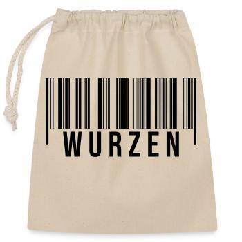 Sachsen Wurzen - Verschließbarer Geschenkbeutel aus Baumwolle (25x30cm) - Natur - Vorne