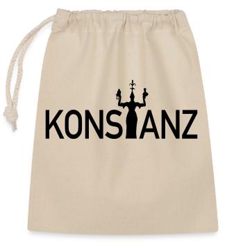Constancy - Closable cotton gift bag (25x30cm) - nature - Front