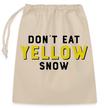 Funny sayings - Closable cotton gift bag (25x30cm) - nature - Front