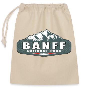 Banff National Park - Closable cotton gift bag (25x30cm) - nature - Front
