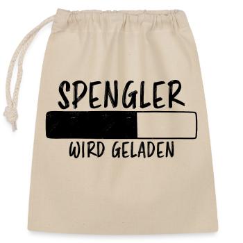 Spengler Spruch Beruf Lustiges Spengler Geschenk - Verschließbarer Geschenkbeutel aus Baumwolle (25x30cm) - Natur - Vorne