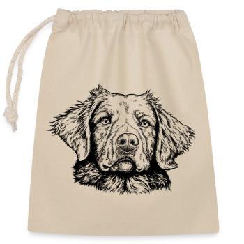 Nova Scotia Duck Tolling Retriever - Verschließbarer Geschenkbeutel aus Baumwolle (25x30cm) - Natur - Vorne