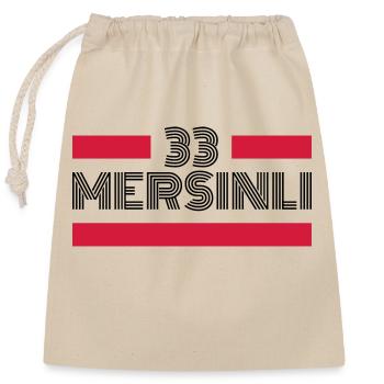 Mersin 33 Türkei Turkiye Geschenk Urlaub TR Türk - Verschließbarer Geschenkbeutel aus Baumwolle (25x30cm) - Natur - Vorne