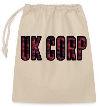United Kingdom - Closable cotton gift bag (25x30cm) - nature - Front