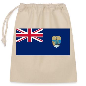 Saint Helena - Closable cotton gift bag (25x30cm) - nature - Front