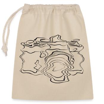 photographe - Sac cadeau en coton avec cordon (25 x 30 cm) - nature - Devant