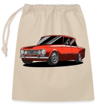Giulia Rossa Sprint - Verschließbarer Geschenkbeutel aus Baumwolle (25x30cm) - Natur - Vorne