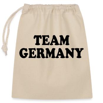 Allemagne - Sac cadeau en coton avec cordon (25 x 30 cm) - nature - Devant