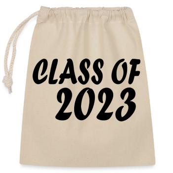 Class of 2023 - Sac cadeau en coton avec cordon (25 x 30 cm) - nature - Devant