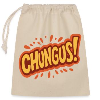 Chungus - Closable cotton gift bag (25x30cm) - nature - Front