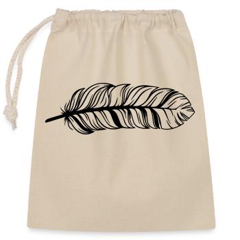 Source - Sac cadeau en coton avec cordon (25 x 30 cm) - nature - Devant