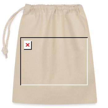Image manquante – Fichier non trouvé Paysage - Sac cadeau en coton avec cordon (25 x 30 cm) - nature - Devant