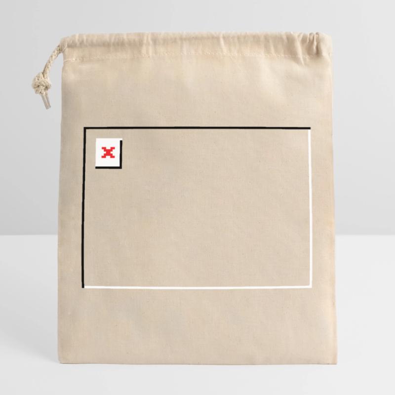 Missing Image – File Not Found Querformat Verschließbarer Geschenkbeutel aus Baumwolle (25x30cm)