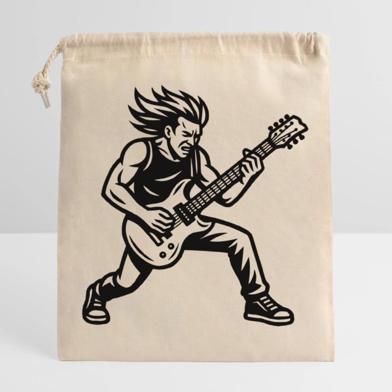 Sedia a dondolo Sacchetto regalo richiudibile in cotone (25x30 cm)