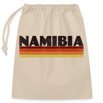 Namibia Vintage - Verschließbarer Geschenkbeutel aus Baumwolle (25x30cm) - Natur - Vorne