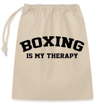 I can't I have BEST-SELLING 🌟🌟 BOXING - Closable cotton gift bag (25x30cm) - nature - Front