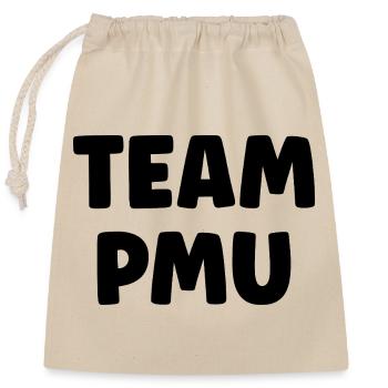 PMU Humor - Closable cotton gift bag (25x30cm) - nature - Front