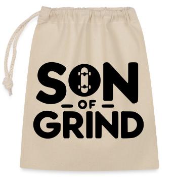 Son of Grind - Skateboard - Verschließbarer Geschenkbeutel aus Baumwolle (25x30cm) - Natur - Vorne