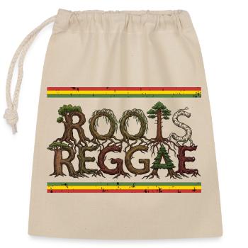 Roots Reggae Forest - Closable cotton gift bag (25x30cm) - nature - Front