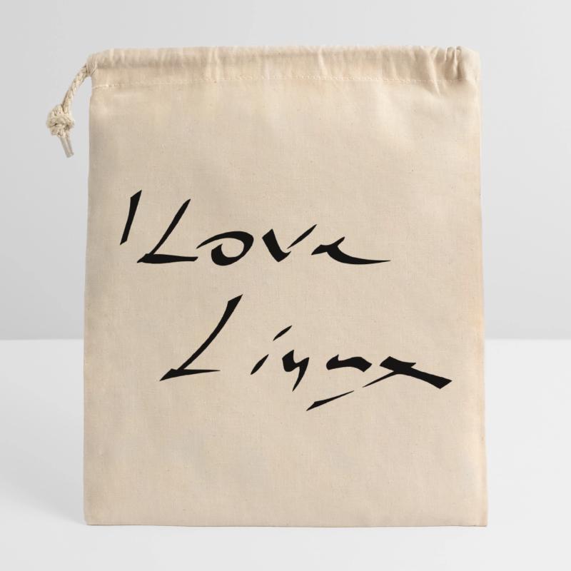 Linux, Software, Programming Closable cotton gift bag (25x30cm)