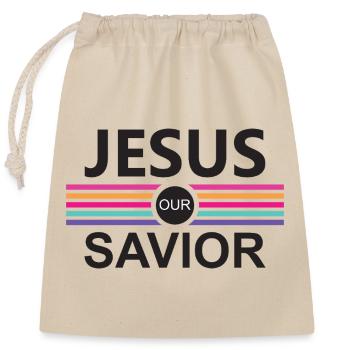 Religious inspiration - Closable cotton gift bag (25x30cm) - nature - Front