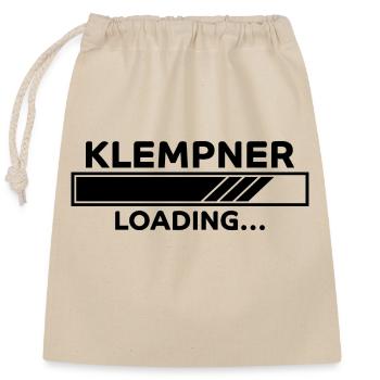 Klempner Spruch Beruf Lustiges Klempner Geschenk - Verschließbarer Geschenkbeutel aus Baumwolle (25x30cm) - Natur - Vorne