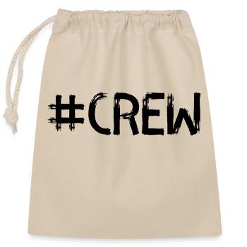 Crew 1 - Closable cotton gift bag (25x30cm) - nature - Front