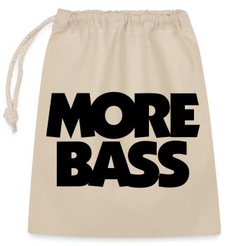 Plus de bassistes bassistes - Sac cadeau en coton avec cordon (25 x 30 cm) - nature - Devant