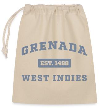 Grenade Antilles Est. 1498 - Sac cadeau en coton avec cordon (25 x 30 cm) - nature - Devant