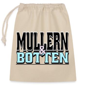 Müller & Botten - Closable cotton gift bag (25x30cm) - nature - Front