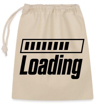 Chargement de la barre de chargement - Sac cadeau en coton avec cordon (25 x 30 cm) - nature - Devant