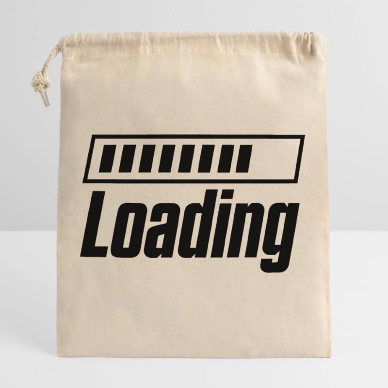 Loading Loading Bar Closable cotton gift bag (25x30cm)