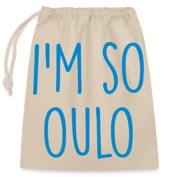 Oulo Suomi Finlande - Sac cadeau en coton avec cordon (25 x 30 cm) - nature - Devant