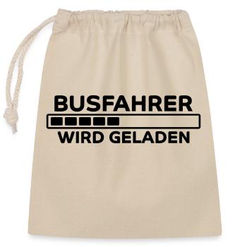 Busfahrer Spruch Beruf Lustiges Busfahrer Geschenk - Verschließbarer Geschenkbeutel aus Baumwolle (25x30cm) - Natur - Vorne