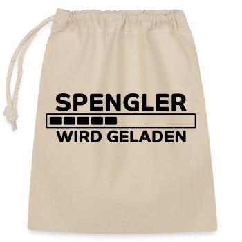 Spengler Spruch Beruf Lustiges Spengler Geschenk - Verschließbarer Geschenkbeutel aus Baumwolle (25x30cm) - Natur - Vorne